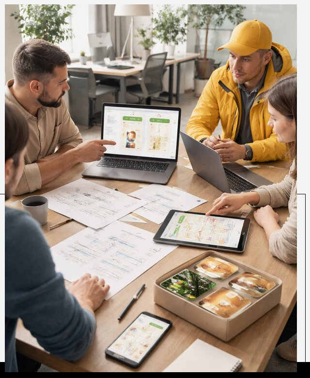 Разработка агрегатора доставки еды в Брянске от 16127 р., АвикейБнк