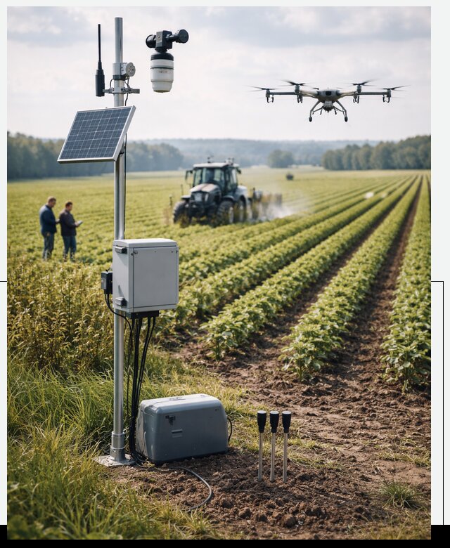 Разработка IoT мониторинга полей в Брянске от 9138 р. | АвикейБнк